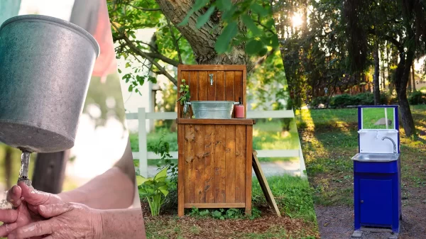 Умывальники для дачи какие бывают