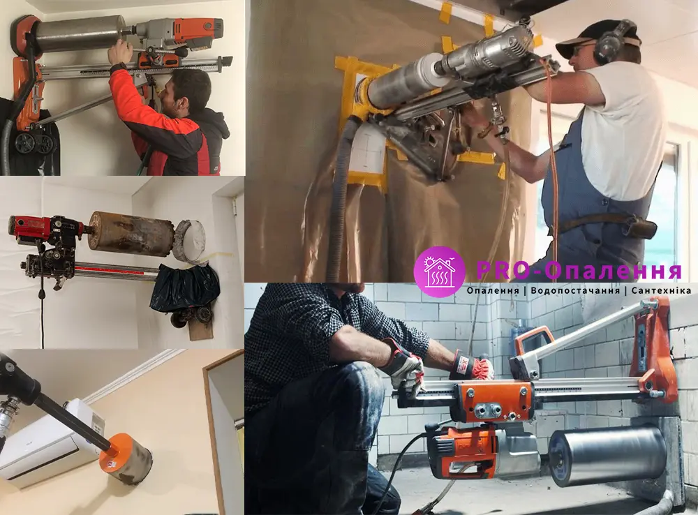 Процес монтажу повітряного рекуператора в стіну