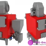 Теплогенератор на дровах та пелетах з турбіною