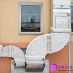 Приклад утеплених повітроводів для опалення повітрям