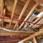 Встановлення повітроводів у дерев'яному будинку для повітряного опалення