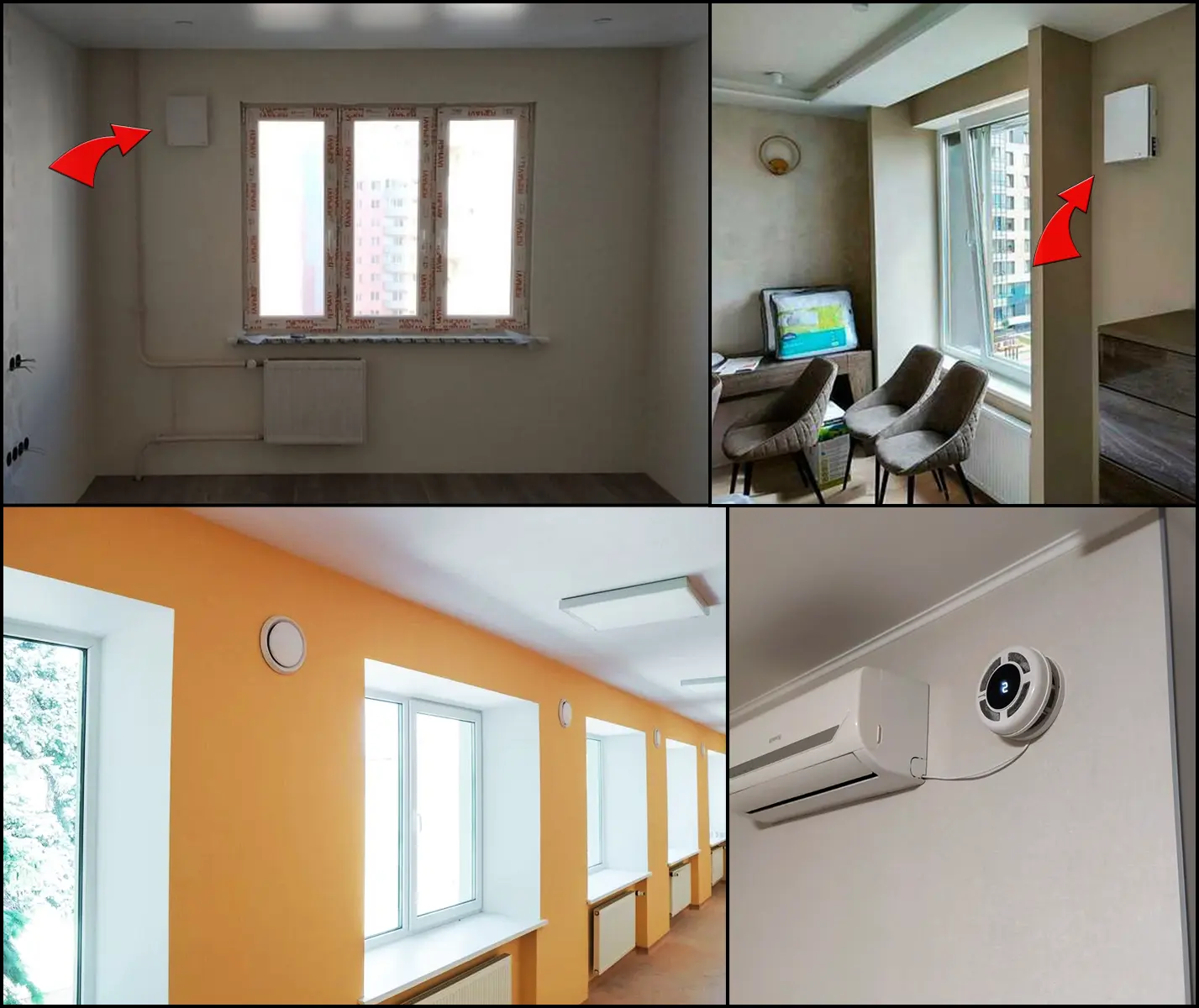 Рекуператор повітря: приклад монтажу №6