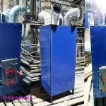 Теплогенератор для повітряного опалення на дровах, щепі, дерев'яних відходах тощо