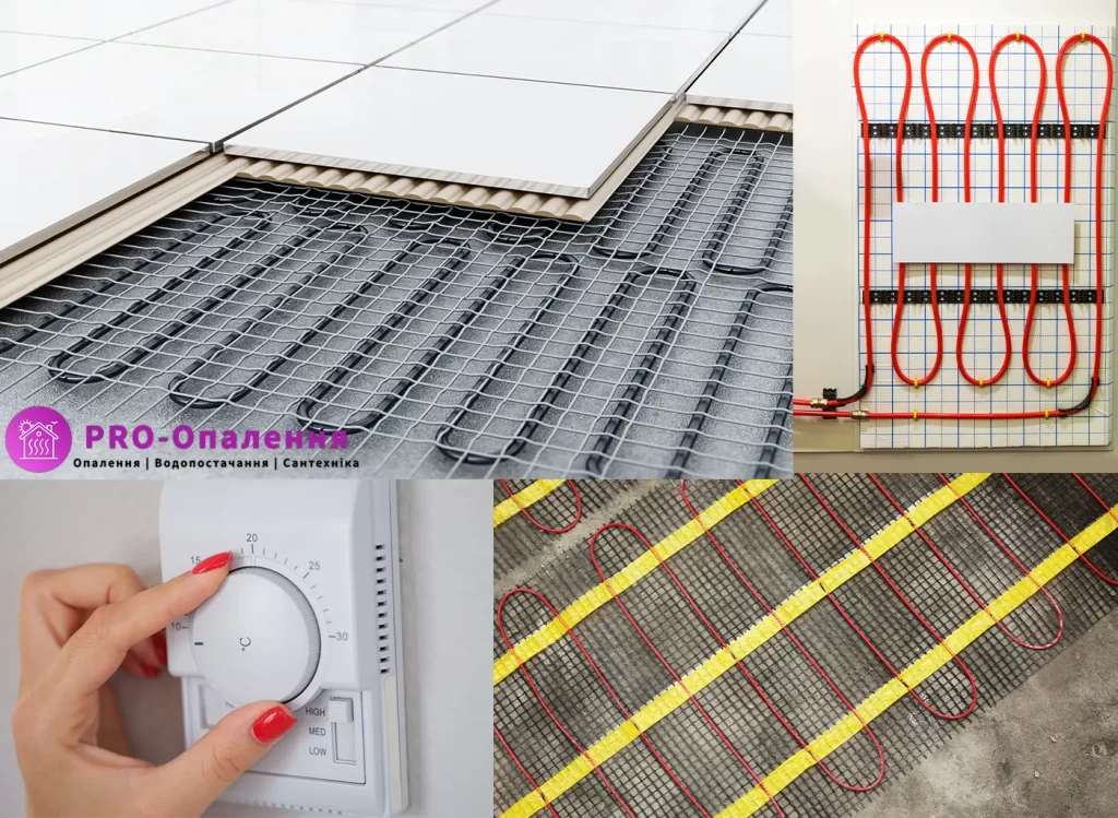 Різні види електричної теплої підлоги для опалення в будинку