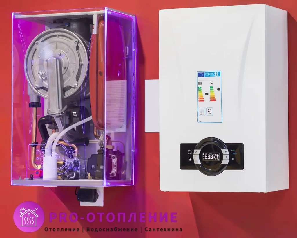 Газовый котел и его внутренняя начинка. Мини-котельная в сборе