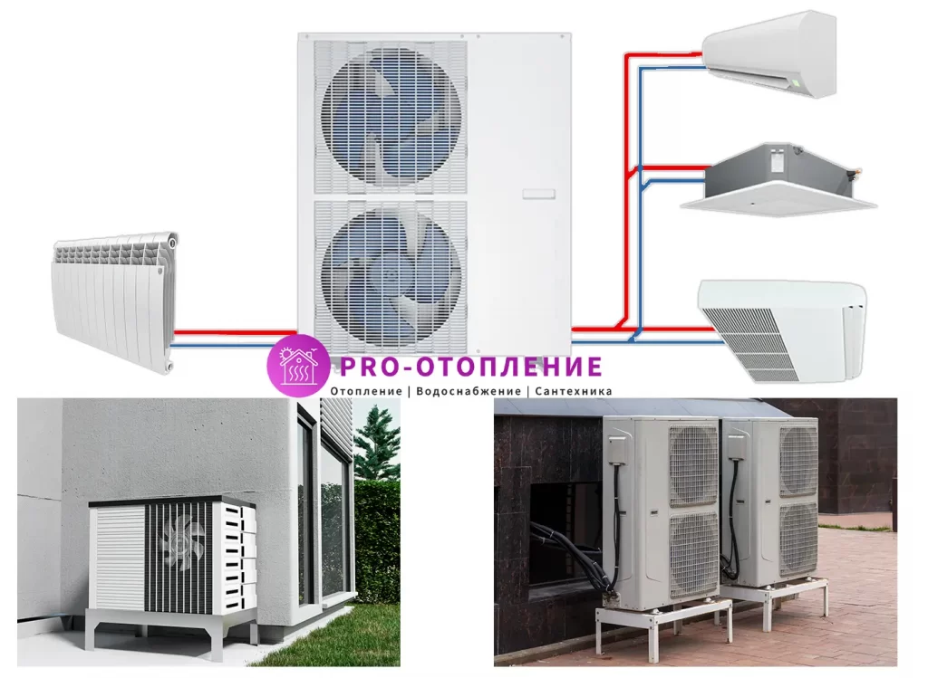 Тепловые насосы разных типов для отопления в частном доме