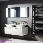 2 електросушарки у ванній кімнаті, сучасний дизайн