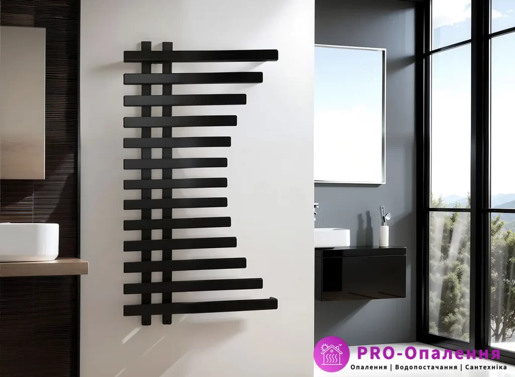 Дизайнерська рушникосушка в східному стилі