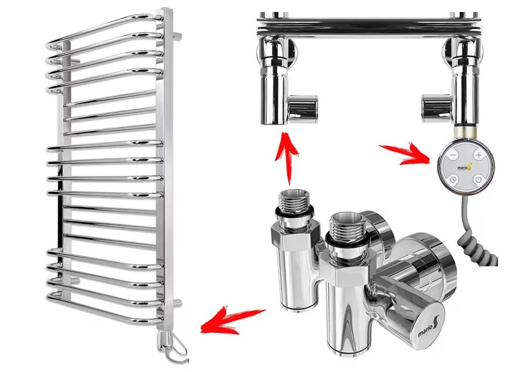 Комбінована рушникосушка своїми руками