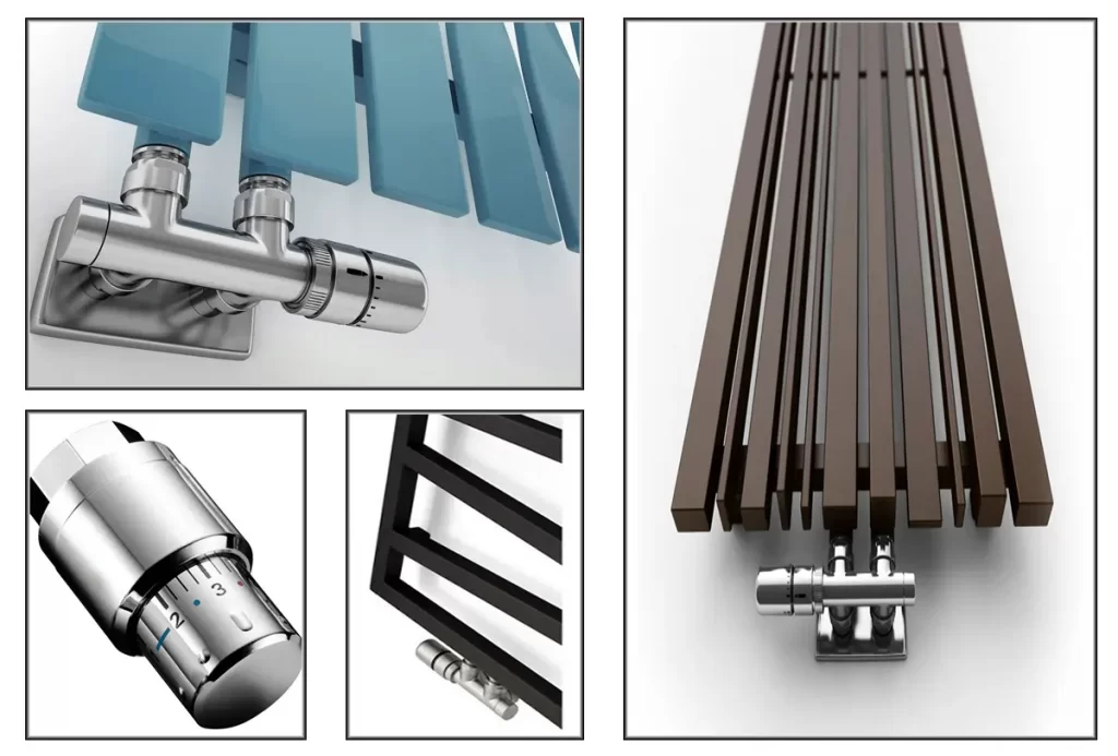 Водяна рушникосушка з термостатом