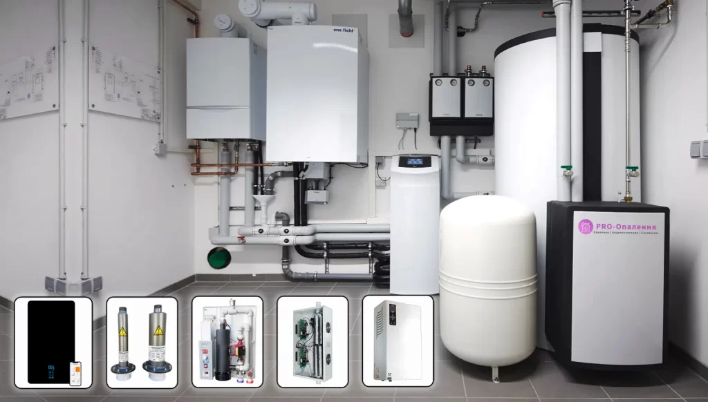 Стаття про види електричних котлів: ТЕНові, Індукційні, Електронні.