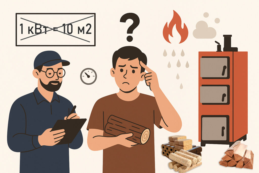 Розрахунок потужності твердопаливного котла: не все так просто