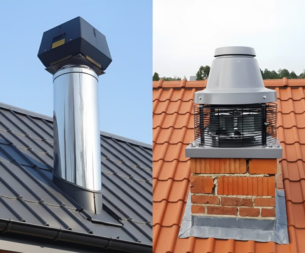 Фото: димосос (генератор тяги) для димоходу