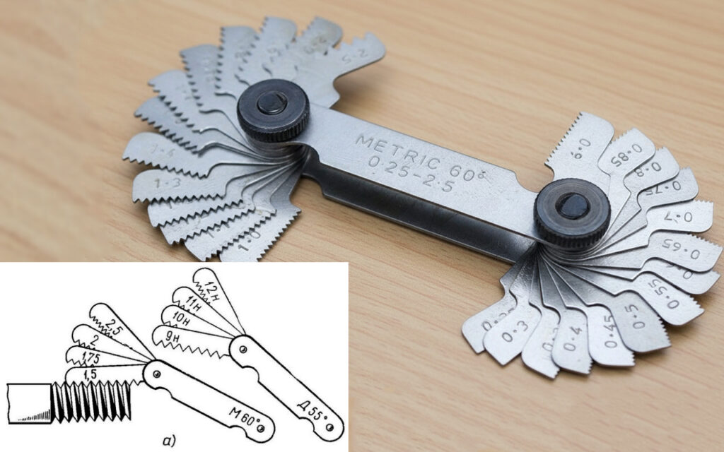 Фото: різьбомір та метод як його використовувати