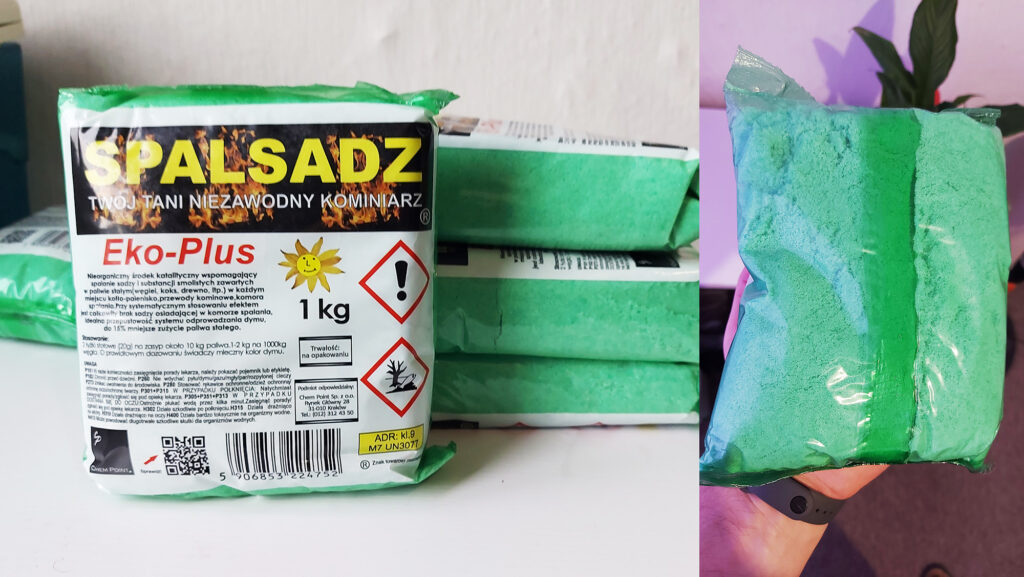 Фото: Spalsadz порошок для чистки димоходу