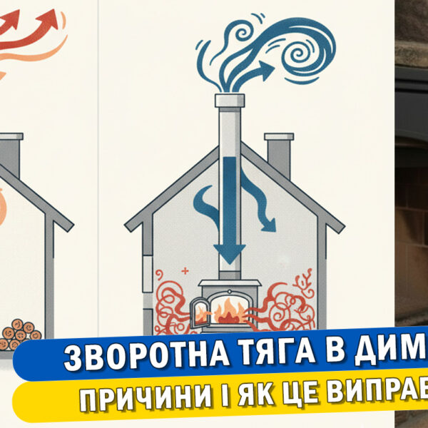 Стаття "Зворотна тяга в димоході: причини і як це виправити?"
