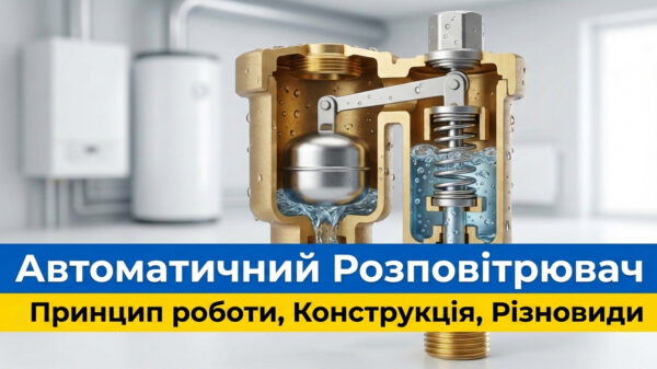 Обкладинка статті "Автоматичний розповітрювач: навіщо потрібен та як працює в системі опалення"