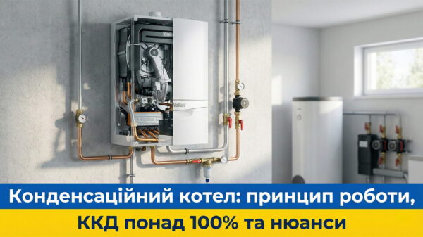 Обкладинка статті " ГоловнаОпалення 05.02.2026 Конденсаційний котел: принцип роботи"