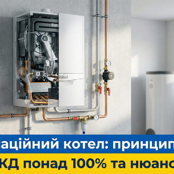 Обкладинка статті " ГоловнаОпалення 05.02.2026 Конденсаційний котел: принцип роботи"
