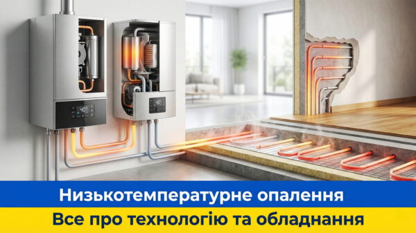 Обкладинка статті про низькотемпературне опалення