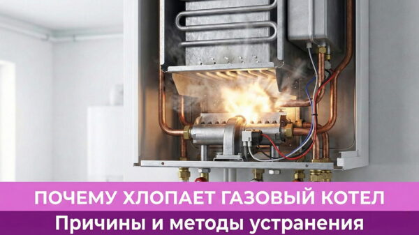 Обложка статьи "Почему хлопает / стучит газовый котел"