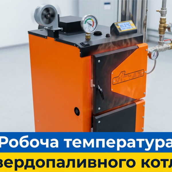 Обкладинка статті "Робоча температура твердопаливного котла"