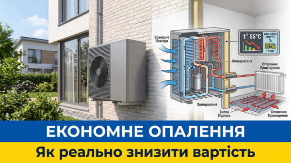 Обкладинка статті про економне опалення.